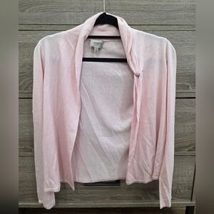 Giorgio Armani Pink Women's Silk & Cashmere Sweater With Twist Detail